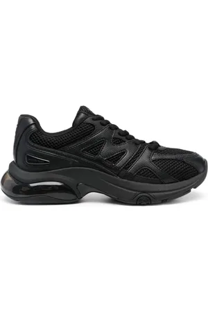 Michael Kors Schoenen, Dames, Zwart, 39 EU, Leer, Extreme Trainer Sneakers in Zwart