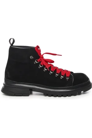Giuliano Galiano Schoenen, Heren, Zwart, 42 EU, Suède, Zwarte Suède Veterschoenen