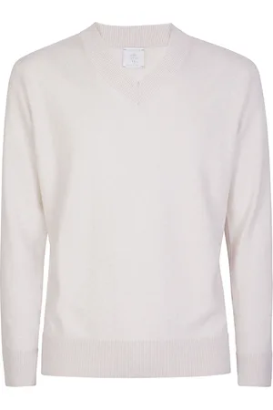 ELEVENTY Truien, Heren, , 2Xl, Kasjmier, V-hals Kasjmier Trui