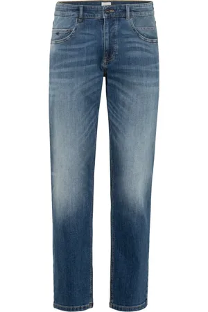 Camel Active Jeans, Heren, Blauw, W38 L32, Denim, Comfort Stretch Denim Jeans