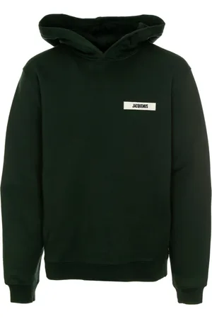 Jacquemus Sweatshirts & Hoodies, Heren, Groen, XL, Katoen, Gros Grain Hoodie