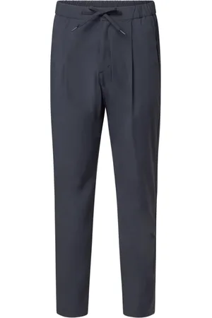 HERNO Broeken, Heren, Blauw, XL, Veelzijdige en Elegante Lange Broek