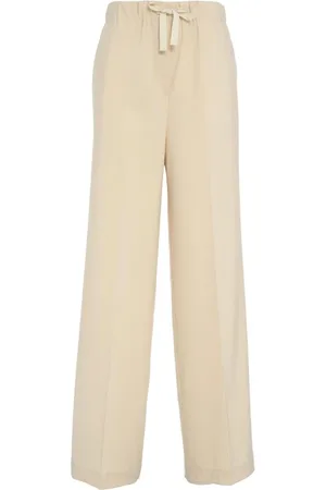 SEMICOUTURE Broeken, Dames, , M, Wol, Wolmix Trekkoordbroek