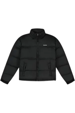 OLAF HUSSEIN Jassen, Heren, Zwart, S, Stijlvolle Pufferjas voor de winter
