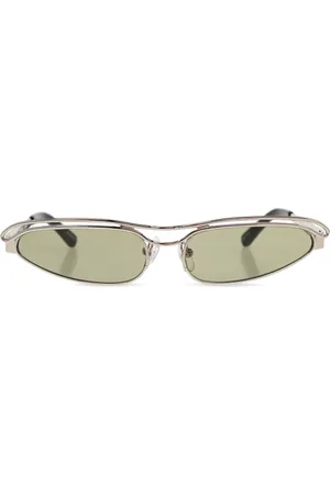 The Attico Accessoires, Dames, Grijs, ONE Size, Zonnebril Norma