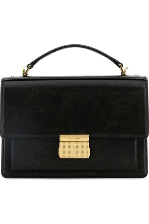 Golden Goose Tassen, Dames, Zwart, ONE Size, Leer, Venezia Zwarte Leren Handtas