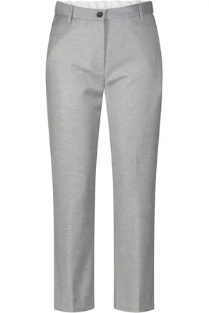 Nine In The Morning Broeken, Dames, Grijs, W31, Bootcut Stoffhose Magda