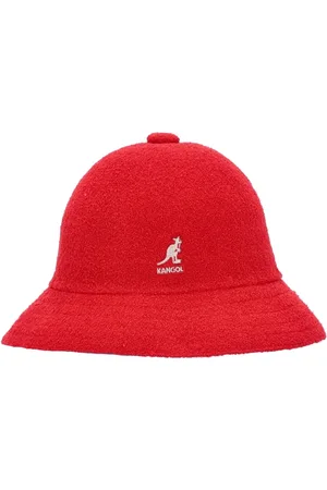 Kangol Accessoires, Heren, Rood, S, Nylon, Casual Bermuda Bucket Hat in Scarlet