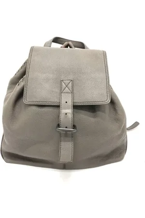 Bottega Veneta Pre-owned, Dames, Bruin, ONE Size, Pre-owned Leather backpacks