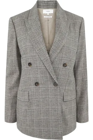 Vince Jassen, Dames, Grijs, S, Heritage Grey Blazer