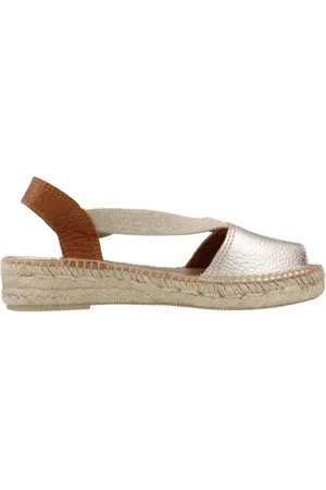 Toni Pons Schoenen, Dames, Grijs, 40 EU, Stijlvolle platte sandalen voor vrouwen