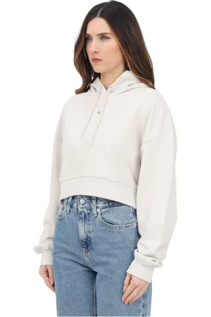 Calvin Klein Sweatshirts & Hoodies, Dames, , S, Katoen, Hoodie Sweater Casual Stijl