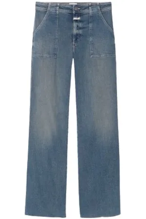 Closed Jeans, Dames, Blauw, W27, Denim, Vintage Flared Denim Broek