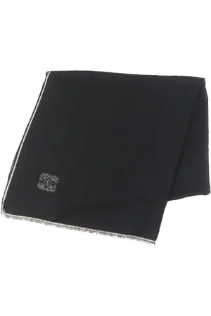 CHANEL Pre-owned, Dames, Zwart, ONE Size, Kasjmier, Pre-owned Cashmere scarves