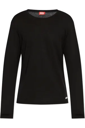 Diesel Tops, Heren, Zwart, XL, Katoen, T-shirt Kirk-D-Box