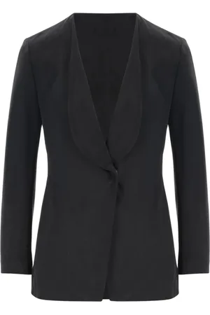 Giorgio Armani Jassen, Dames, Zwart, M, Stijlvolle Blazers voor een Chic Uiterlijk