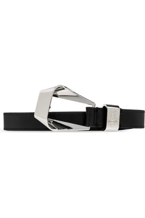 Kenzo Accessoires, Dames, Zwart, 90 CM, Leer, Leren Riem