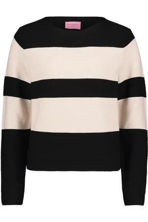 Betty Barclay Truien, Dames, Zwart, XL, Gestreepte Fijngebreide Trui
