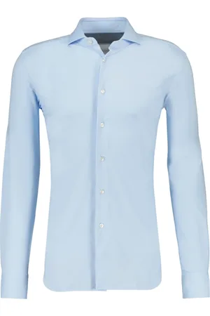 Xacus Overhemden, Heren, Blauw, L, Lichtblauw Overhemd Lange Mouw