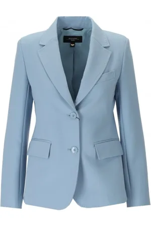 Max Mara Jassen, Dames, Blauw, M, Blazers