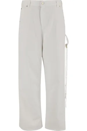 DARKPARK Broeken, Dames, Wit, W27, Katoen, Witte Broek Lisa
