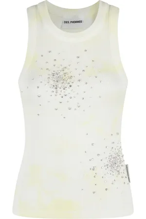 Des Phemmes Tops, Dames, Veelkleurig, S, Kleurrijke Tanktop voor de Zomer
