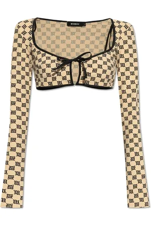 MISBHV Blouses & Shirts, Dames, , L, Korte top met monogram