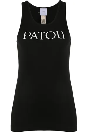 Patou Tops, Dames, Zwart, S, Klassieke Tanktop