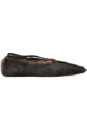Plan C Schoenen, Dames, Bruin, 38 EU, Bont Ballet Flats