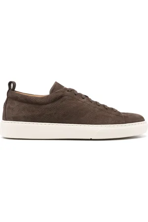HENDERSON BARACCO Schoenen, Heren, Grijs, 47 EU, Colby Nubuck Taupe Sneakers