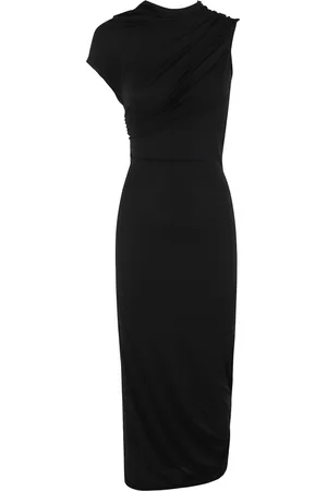 Helmut Lang Kleedjes, Dames, Zwart, S, Mouwloze Wind Jurk