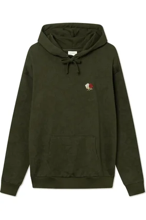 Les Deux Sweatshirts & Hoodies, Heren, Groen, L, Katoen, Clyde AOP Hoodie