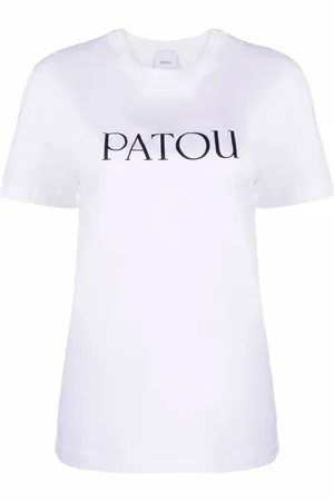 Patou Tops, Dames, Wit, L, Essentiële T-shirt