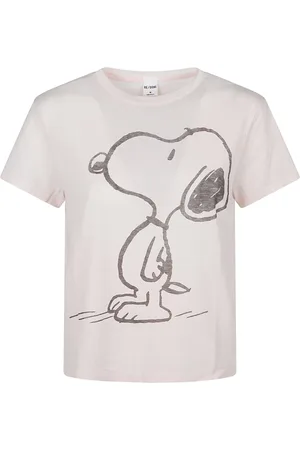 RE/DONE Tops, Dames, , S, Snoopy Klassiek T-shirt