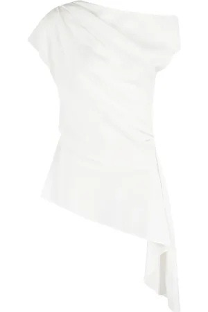 Simkhai Tops, Dames, Wit, 4Xs, Elegante Saskia Jurk