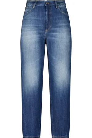 Dondup Jeans, Dames, Blauw, W29, Katoen, Relaxed Fit Jeans