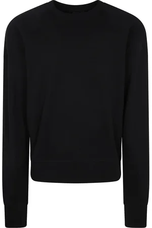 THOM KROM Truien, Heren, Zwart, S, Ronde Hals Sweatshirt voor Mannen