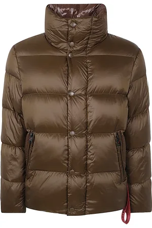 afterlabel Jassen, Heren, Bruin, S, Pufferjas Lichtgewicht Winterjas