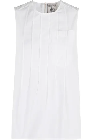 SEMICOUTURE Tops, Dames, Wit, S, Elegante Bloemenjurk