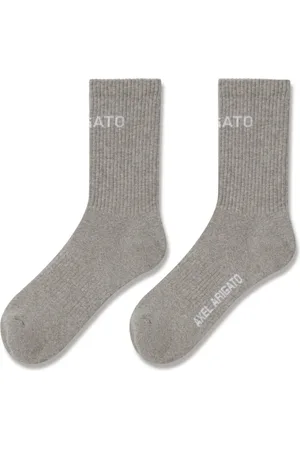 Axel Arigato Ondergoed, unisex, Grijs, M, Katoen, Arigato Logo Tube Socks