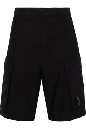 C.P. Company Korte broeken, Heren, Blauw, S, Katoen, Ottoman Cargo Shorts