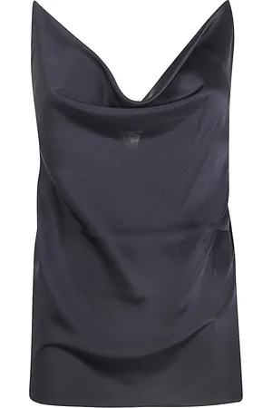 Y / PROJECT Tops, Dames, Zwart, 2Xs, Onzichtbare Band Slip Top