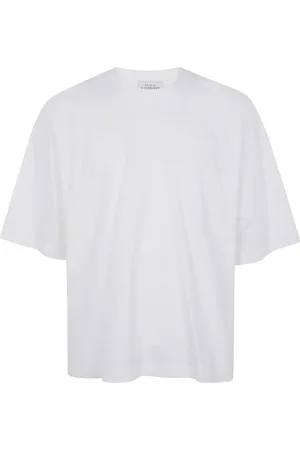 STUDIO NICHOLSON Tops, Heren, Wit, XS, Korte Mouw T-shirt