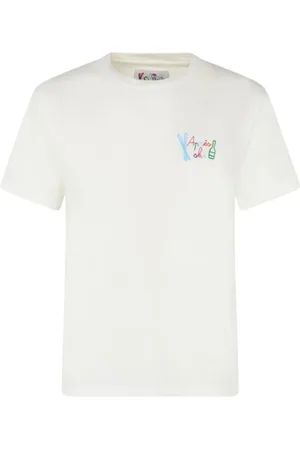MC2 SAINT BARTH Tops, Dames, Wit, S, Regenboog Apres Ski Stijl Emilie