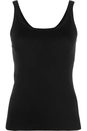 Dolce & Gabbana Tops, Dames, Zwart, S, Basis Kanaal Top