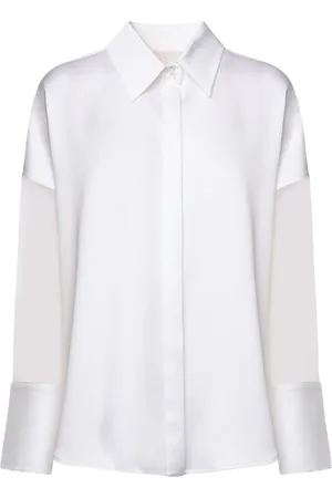 GENNY Blouses & Shirts, Dames, Wit, XS, Polyester, Witte Shirt Blouse