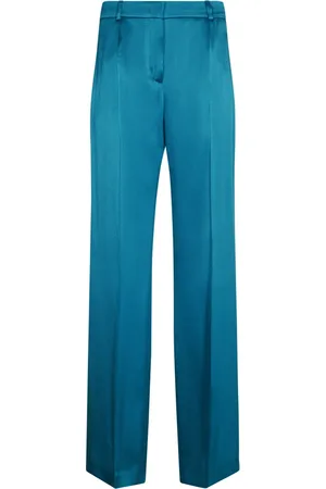 Alberta Ferretti Broeken, Dames, Blauw, S, Blauwe Broek voor Vrouwen