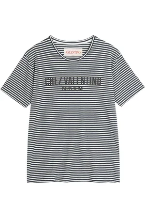 VALENTINO Tops, Heren, Veelkleurig, XL, Logo Print T-shirts en Polos
