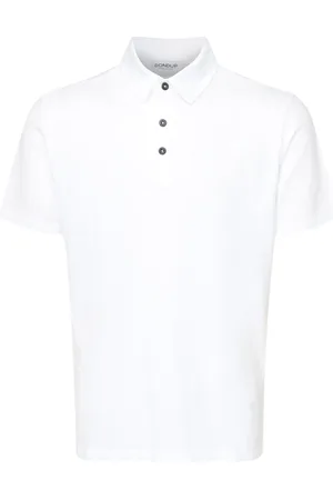 Dondup Tops, Heren, Wit, S, Katoen, Casual Katoenen T-shirt