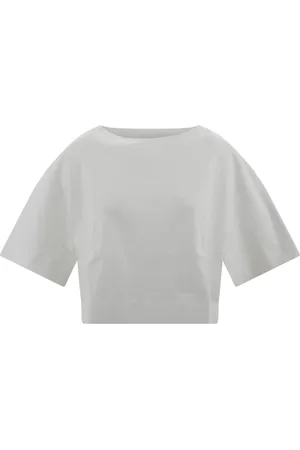 Soeur Tops, Dames, Wit, S, Katoen, Witte Katoenen Boothals T-shirt